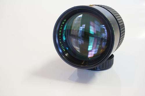 Maikar Multi Coated 200mm F3.3 lens in Minolta MD Mount **Fast Telephoto Lens**