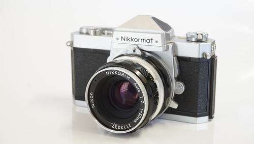 Silver Nikkormat FTN SLR with Nikkor H Auto 50mm F2 Lens **Near Mint Condition**