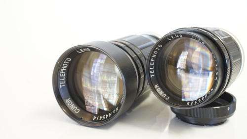 Cunor 135mm F2.8 & 180mm F3.5 M42 Mount lens  **15 Blade Iris Bokeh Monsters, Fantastic Condition**