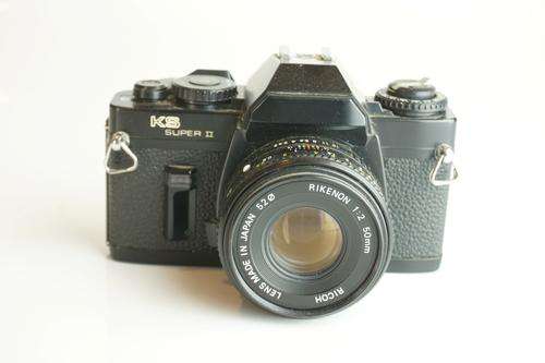 Ricoh KS Super II SLR with 50mm F2 Lens **Good Condition, Fully Functional**