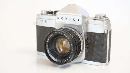 Konica FS Body with Konishiroku 50mm F1.8 lens **Spares Repair**