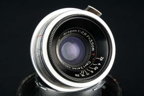**Rare** Biogon 35mm f2.8 for Rangefinder Contax II III T Coated Carl Zeiss Jena **Exc Condition**