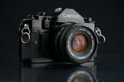 Legendary Canon A1 35mm SLR with Canon 50mm F1.8 Lens **Great Condition**