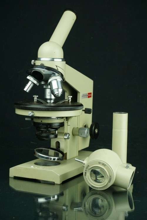 Lomo Biolam Microscope with Three Lenses in Case **Fantastic Condition**