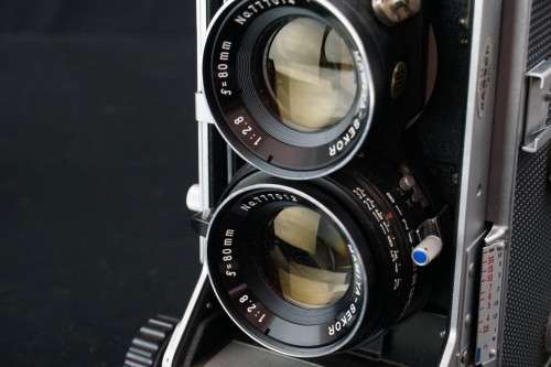 Mamiya C33 120 Film TLR Camera with 80mm Blue Dot and 65mm Lenses  **Great Condition**