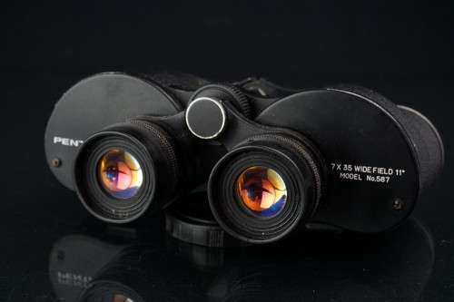 Vintage Asahi Pentax Binoculars 7x35 WideField 11 Degrees