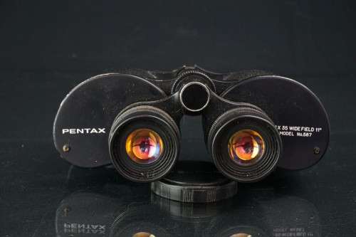 Vintage Asahi Pentax Binoculars 7x35 WideField 11 Degrees