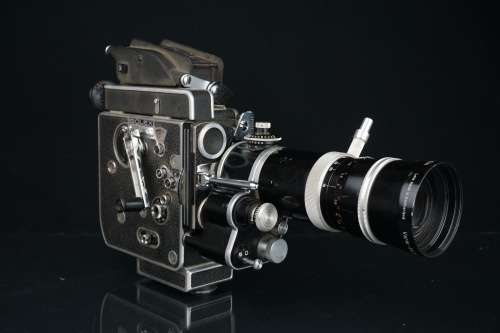 Bolex H16 SBM Reflex Camera with Kern Vario Switar F16-100mm F1.9 Motor **Excellent Condition**