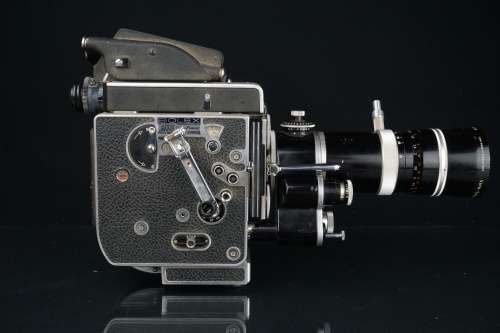 Bolex H16 SBM Reflex Camera with Kern Vario Switar F16-100mm F1.9 Motor **Excellent Condition**