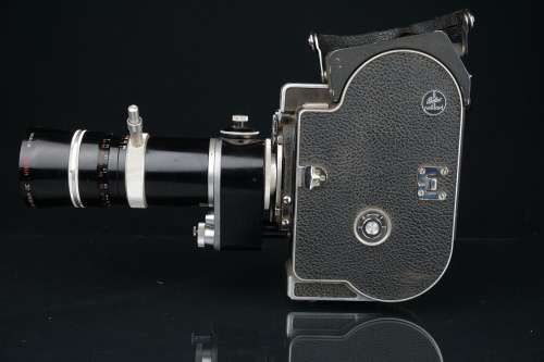 Bolex H16 SBM Reflex Camera with Kern Vario Switar F16-100mm F1.9 Motor **Excellent Condition**