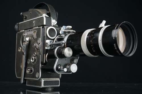 Bolex H16 SBM Reflex Camera with Kern Vario Switar F16-100mm F1.9 Motor **Excellent Condition**