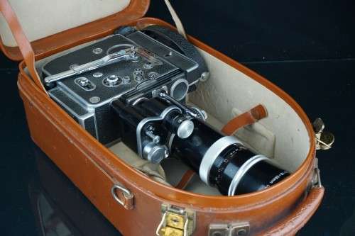 Bolex H16 SBM Reflex Camera with Kern Vario Switar F16-100mm F1.9 Motor **Excellent Condition**