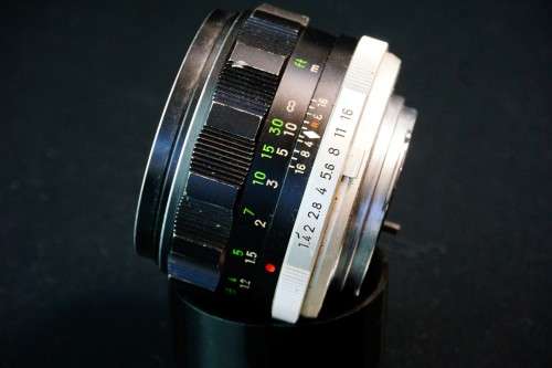 **Bokeh Legend** Minolta MC Rokkor PF 58mm F1.4 in Minolta MD Mount **Excellent Condition**