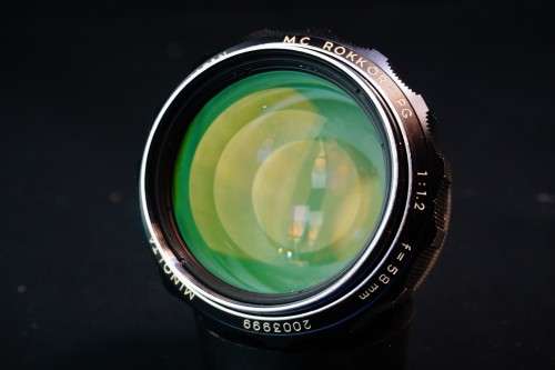 **Bokeh Legend** Minolta MC Rokkor PG 58mm F1.2 in Minolta MD Mount **Excellent Condition**