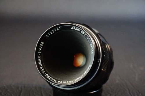 Pentax Asahi Super Multi Coated Macro Takumar 50mm F4 Lens in Pentax M42 Screw Mount  **Excellent**