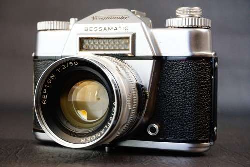 Voigtlander Bessamatic 35mm SLR Camera with Septon 50mm F2 Lens