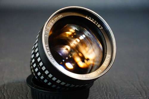 **Black** Enna Munchen Ennalyt 85mm F1.5 Lens in M42 Screw Mount   **Excellent Condition**
