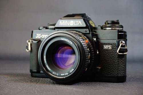Minolta X700 Pro level 35mm SLR Camera with Minolta MD 50mm F1.7 Lens  **Excellent Condition**