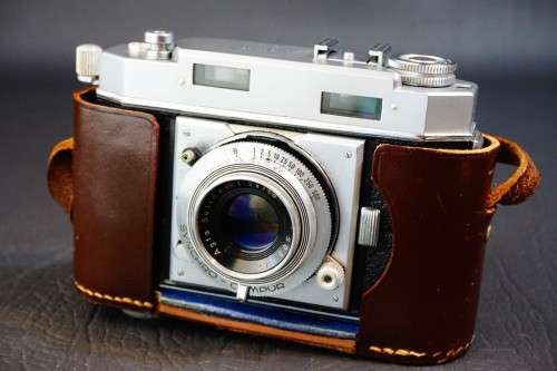 Agfa Karat 36 35mm Rangefinder Film Camera Solinar 50mm F2.8 Lens + Half Case **Excellent Condition*