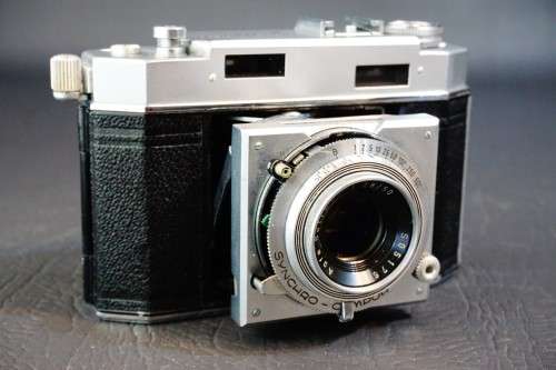 Agfa Karat 36 35mm Rangefinder Film Camera Solinar 50mm F2.8 Lens + Half Case **Excellent Condition*