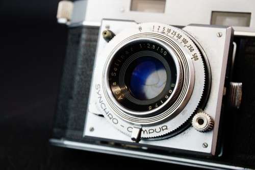 Agfa Karat 36 35mm Rangefinder Film Camera Solinar 50mm F2.8 Lens + Half Case **Excellent Condition*