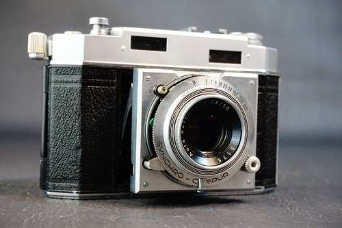 Agfa Karat 36 35mm Rangefinder Film Camera Solinar 50mm F2.8 Lens + Half Case **Excellent Condition*