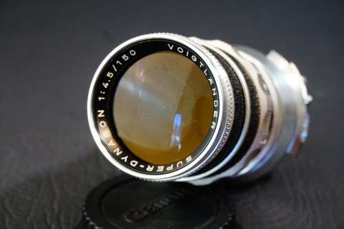 Voigtlander Super Dynaron 150mm F4.5 Lens for Prominent Rangefinder Camera **Excellent Condition**