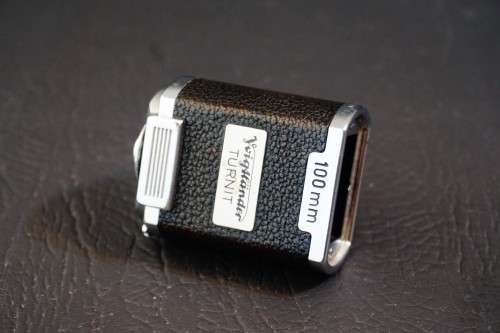 Voigtlander Turnit Shoe Mount Viewfinder for 35mm & 100mm Lenses **Excellent Condition**