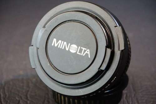 Minolta MD 28mm F2.8 Lens With Original Lens Hood in Minolta MD SR Mount  **Excellent Condition**