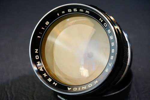 Konica Hexanon 85mm F1.8 Lens in Konica AR Mount  **Excellent Condition**