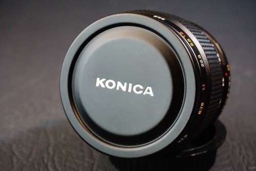 Konica Macro Hexanon AR 55mm f3.5 Lens with 1:1 Adapter in Konica AR Mount  **Excellent Condition**