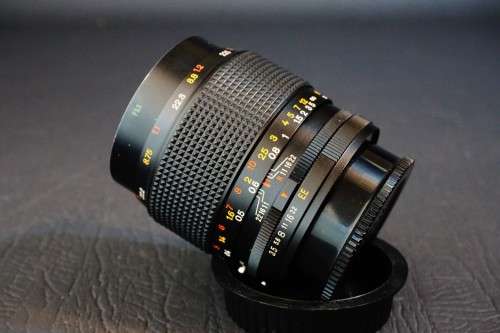 Konica Macro Hexanon AR 55mm f3.5 Lens with 1:1 Adapter in Konica AR Mount  **Excellent Condition**