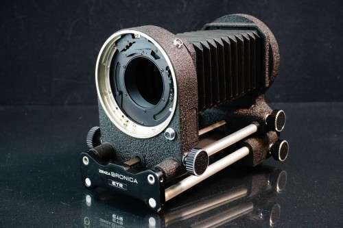 Zenza Bronica Auto Bellows with Caps for ETR Series Cameras  **Excellent Condition**