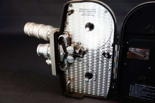 Revere 16mm Vintage Movie Camera Model 103 with 3 Lens Set