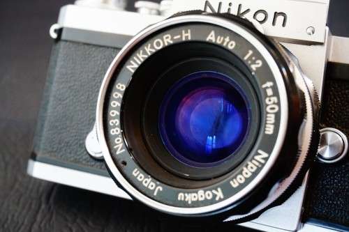 **Red Dot** 659xxxx Nikon F Nippon Kogaku with Plain Prism + 50mm F2 Lens **Excellent Condition**