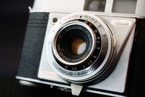 Kodak Retinette (type 030) 35mm Camera with Reomar 45mm F3.5 Lens **Good Condition**