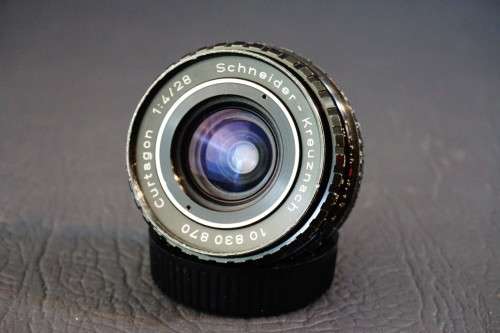 **Rare** Schneider Kreuznach Curtagon 28mm F4 Pentax M42 Screw mount **Good Condition**