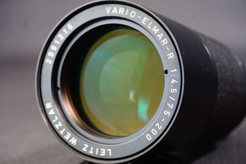 Leitz Leica Vario Elmar 75-200mm F4.5 Zoom Lens with Leica R 3 Cam Lens Mount **Excellent Condition*