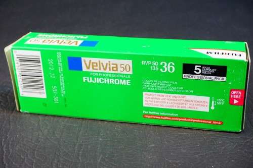 5 x Rolls FujiChrome Velvia 50 135 Film 36 Frames 5x Rolls, Sealed Box **Batch Tested Expired Film**