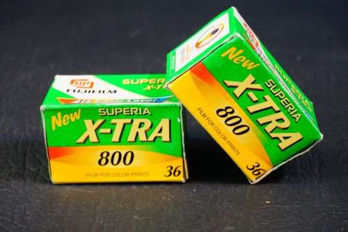 FujiFilm Superia X-Tra 800 135 Film 36 Frames 2x Rolls, Sealed in Box  **Batch Tested Expired Film**