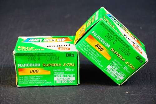 FujiFilm Superia X-Tra 800 135 Film 36 Frames 2x Rolls, Sealed in Box  **Batch Tested Expired Film**
