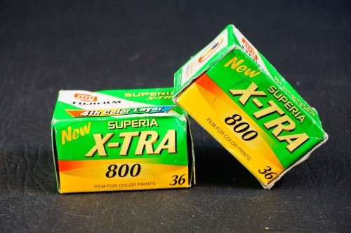 FujiFilm Superia X-Tra 800 135 Film 36 Frames 2x Rolls, Sealed in Box  **Batch Tested Expired Film**