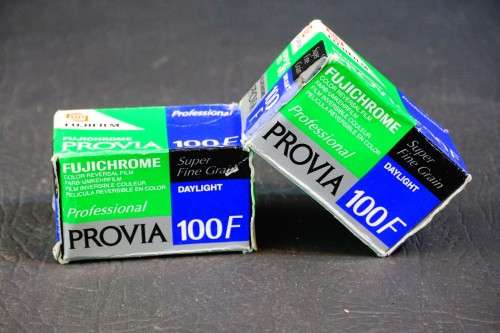 FujiFilm Fujichrome Provia 100F 135 Film 36 Frames 2x Rolls Box Sealed **Batch Tested Expired Film**