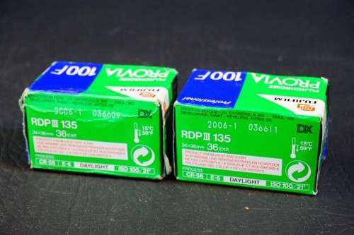 FujiFilm Fujichrome Provia 100F 135 Film 36 Frames 2x Rolls Box Sealed **Batch Tested Expired Film**