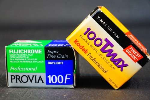 Fujichrome Provia 100F and Kodak Tmax B&W 135 Film 36 Frames Box Sealed *Batch Tested Expired Film*