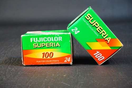 FujiFilm Superia 100 135 Film 24 Frames 2x Rolls, Sealed in Box  **Batch Tested Expired Film**