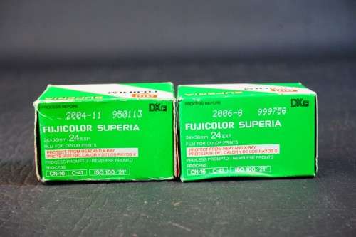 FujiFilm Superia 100 135 Film 24 Frames 2x Rolls, Sealed in Box  **Batch Tested Expired Film**