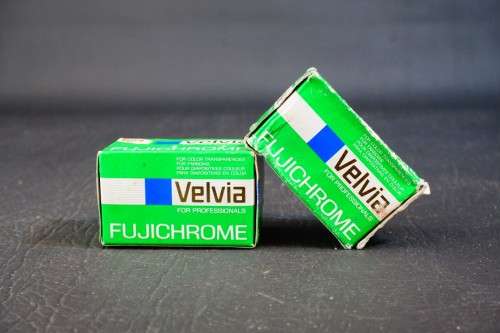 FujiChrome Velvia 50 135 Film 36 Frames 2x Rolls, Sealed in Box  **Expired Film**