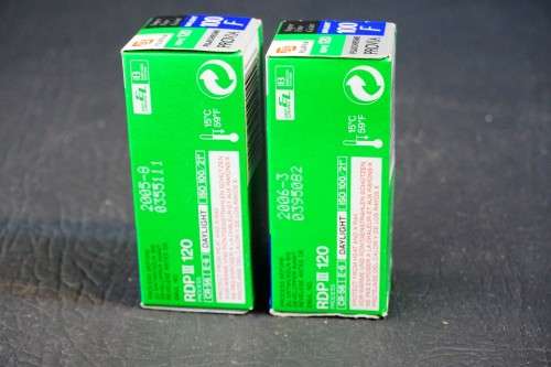 FujiFilm Fujichrome Provia 100F 120 Film 2x Sealed Rolls  **Batch Tested Expired Film**