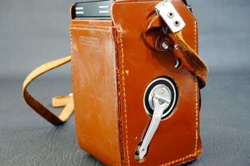 *Planar* Rolleiflex 3.5F 6x6 TLR Zeiss Planar 75mm F3.5 Lens + Leather Caser **Excellent Condition**